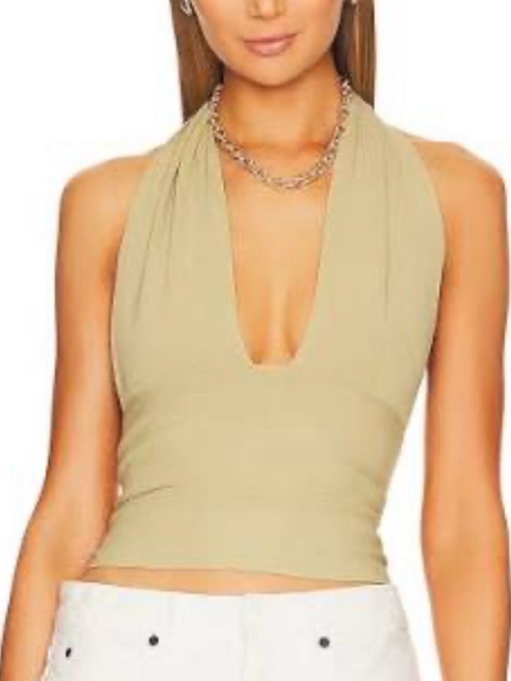 NWT WeWoreWhat Knit Halter Top